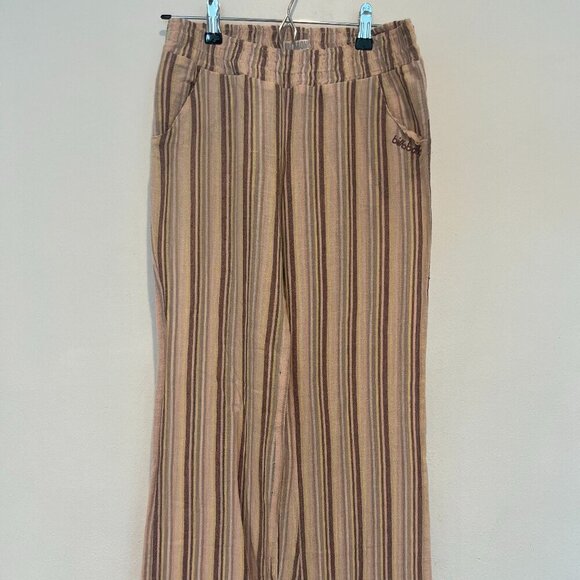 Billabong Low Rise Striped Beach Pants Size Small - Picture 2 of 9